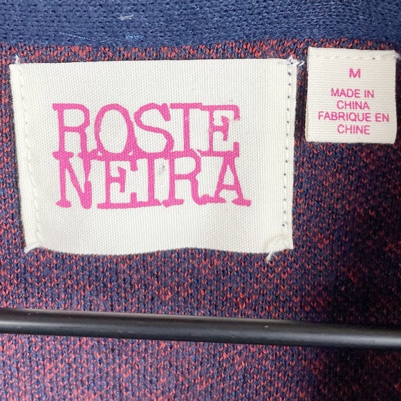 Anthropologie Rosie Neira Dotted Knit Sweater Blazer Medium ASO Vampire Diaries - Picture 8 of 11